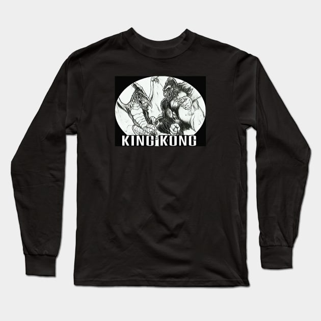 KING KONG Long Sleeve T-Shirt by Robzilla2000